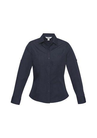 Wholesale S306LL BizCollection Bondi Ladies Roll-Up Shirt Printed or Blank