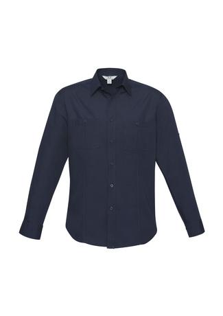 Wholesale S306ML BizCollection Bondi Mens Roll-Up Shirt Printed or Blank