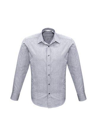 Wholesale S622ML BizCollection Trend Men's Long Sleeve Shirt Printed or Blank