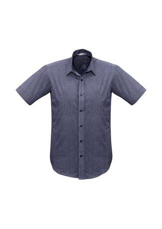 Wholesale S622MS BizCollection Trend Men's Short Sleeve Shirt Printed or Blank