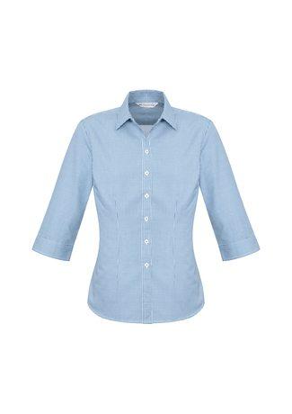Wholesale S716LT BizCollection Ellison Ladies ¾ Sleeve Shirt Printed or Blank