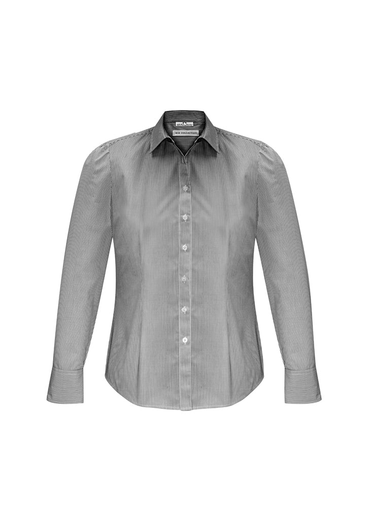 Wholesale S812LL BizCollection Ladies Euro Long Sleeve Shirt Printed or Blank