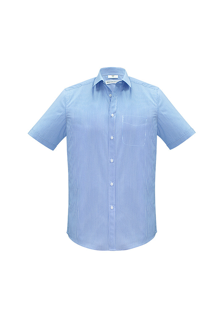 S812MS BizCollection Mens Euro Short Sleeve Shirt