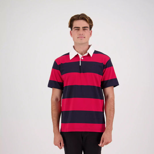 SS-RJS Cloke Short-Sleeved Striped Rugby Jersey