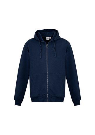 Wholesale SW762M BizCollection Crew Mens Full Zip Hoodie Printed or Blank