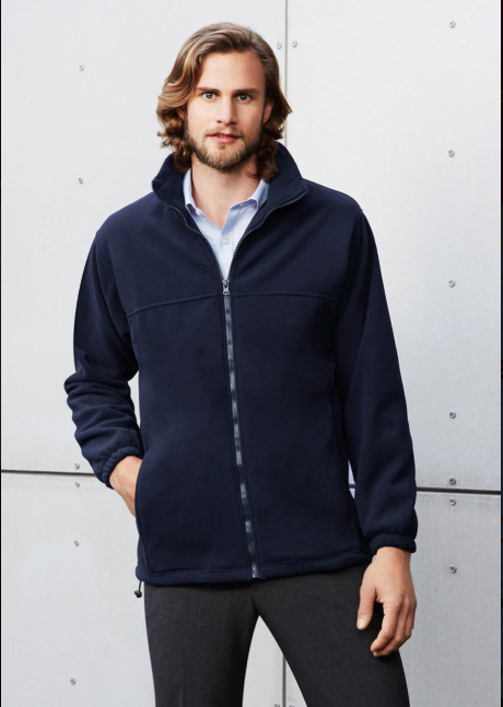Wholesale PF630 BizCollection Mens Plain Micro Fleece Jacket Printed or Blank