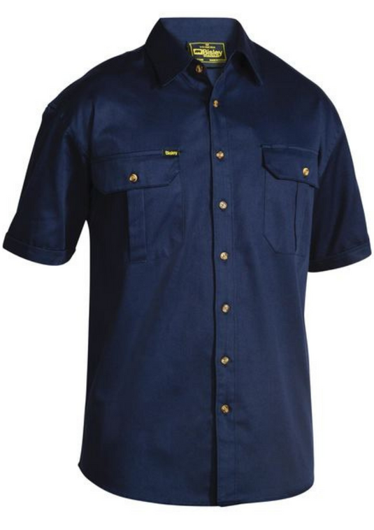 BS1433 Bisley Original Cotton Drill Shirt - Short Sleeve