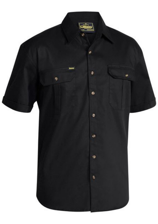 BS1433 Bisley Original Cotton Drill Shirt - Short Sleeve