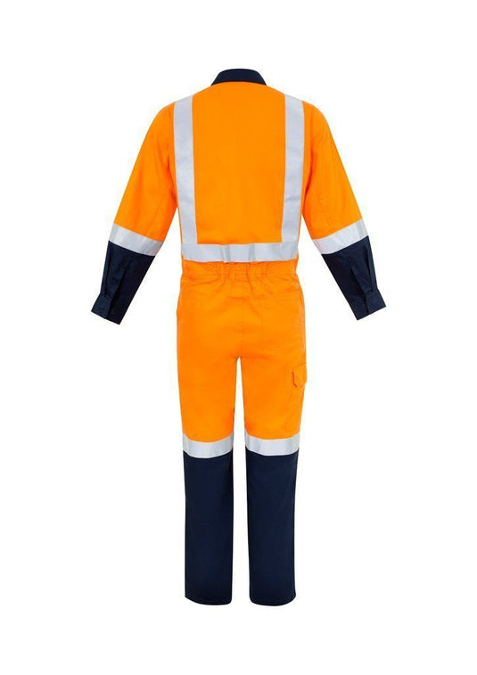 Wholesale ZC606 Orange Hi Vis Overalls Printed or Blank