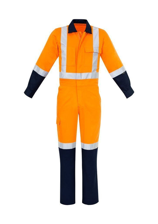 Wholesale ZC606 Orange Hi Vis Overalls Printed or Blank