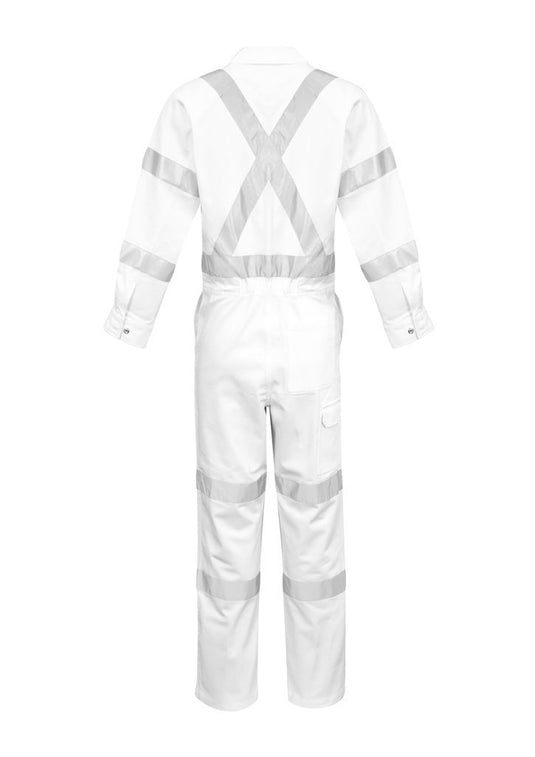 Wholesale ZC620 Reflective White Overalls Printed or Blank