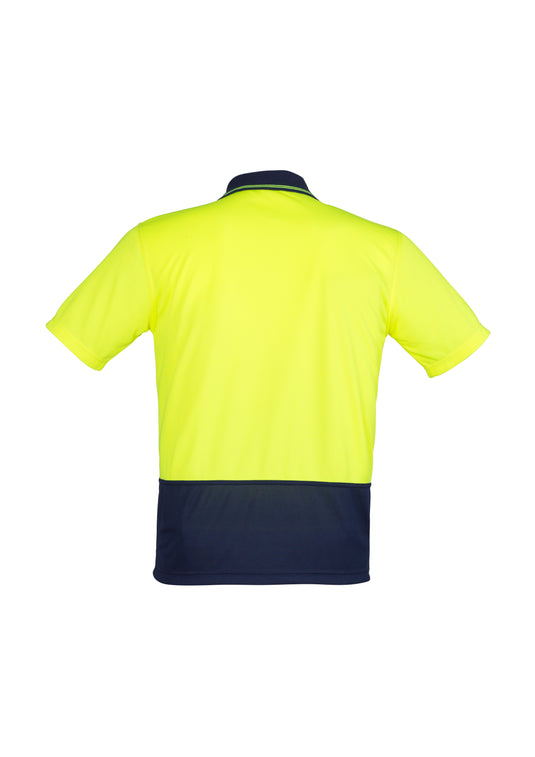 Wholesale ZH231 Hi Vis Basic Spliced Short Sleeve Polo Printed or Blank