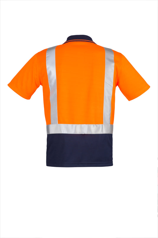 Wholesale ZH233 Hi Vis Spliced Polo - Shoulder Taped Printed or Blank