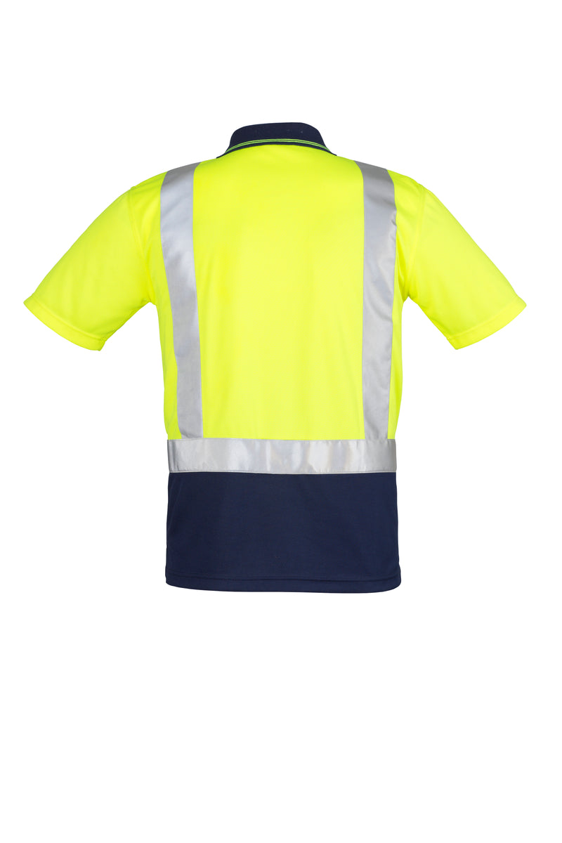 Load image into Gallery viewer, Wholesale ZH233 Hi Vis Spliced Polo - Shoulder Taped Printed or Blank
