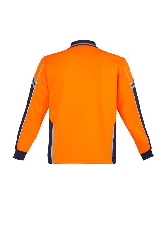 Wholesale ZH238 Hi Vis L/S Squad Polo Printed or Blank