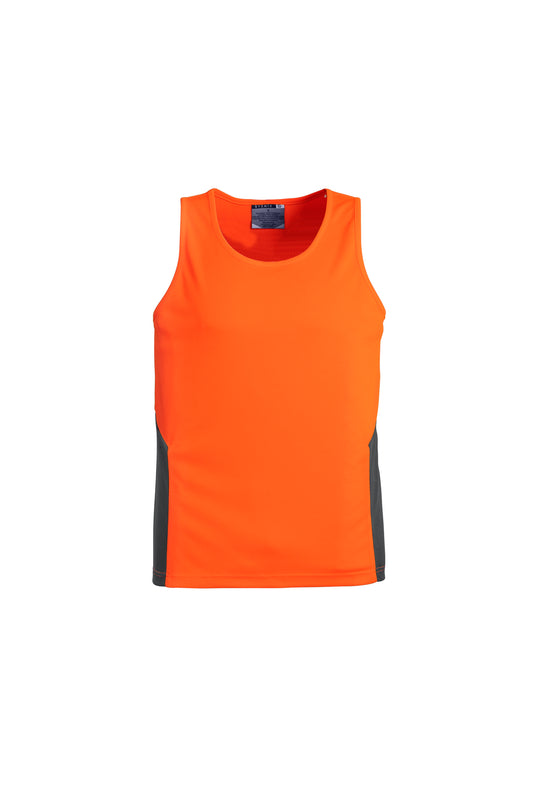 Wholesale ZH239 Unisex Hi Vis Squad Singlet Printed or Blank