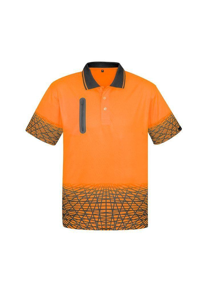 Wholesale ZH300 Syzmik Mens Tracks Polo Shirt Printed or Blank