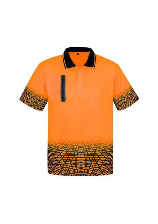 Wholesale ZH300 Syzmik Mens Tracks Polo Shirt Printed or Blank