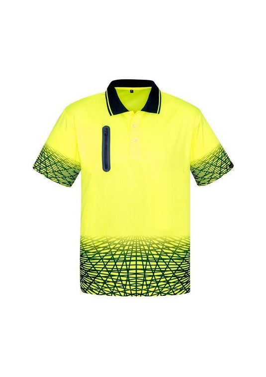 Wholesale ZH300 Syzmik Mens Tracks Polo Shirt Printed or Blank