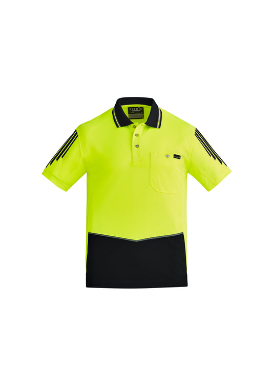 Wholesale ZH315 Syzmik Mens Hi-Vis Flux Polo Shirts Printed or Blank