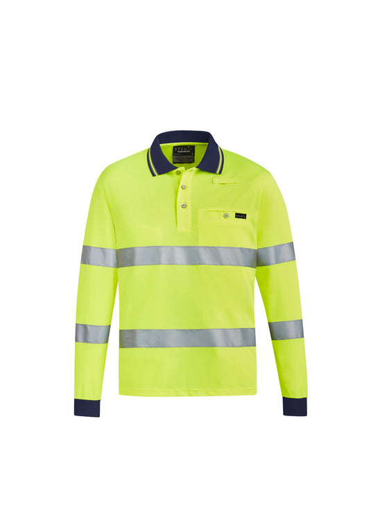 Wholesale ZH380 Hi-Vis Long Sleeve Polo Shirts Printed or Blank