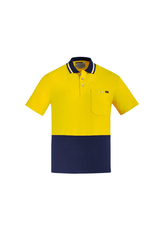 Wholesale ZH435 Syzmik Mens Hi-Vis 100% Cotton Polo Shirts Printed or Blank