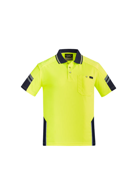 Wholesale ZH465 Syzmik Mens Reinforced Hi Vis Squad S/S Polo Printed or Blank