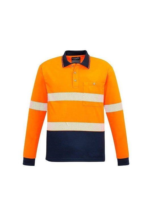 Wholesale ZH530 Unisex Hi Vis Long Sleeve Polo Shirt Printed or Blank