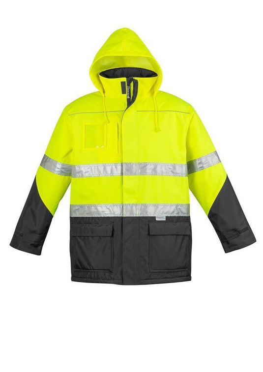 Wholesale ZJ350 Mens Hi Vis Storm Jacket Printed or Blank