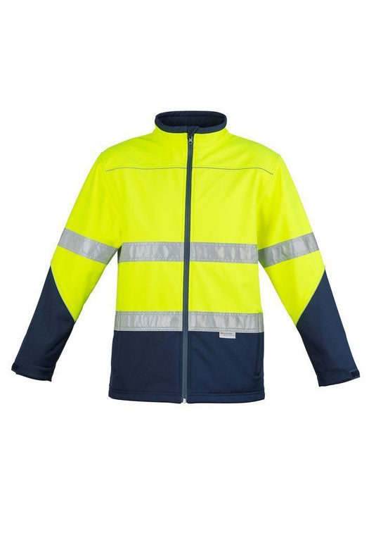 Wholesale ZJ353 Unisex Hi Vis Soft Shell Jacket Printed or Blank