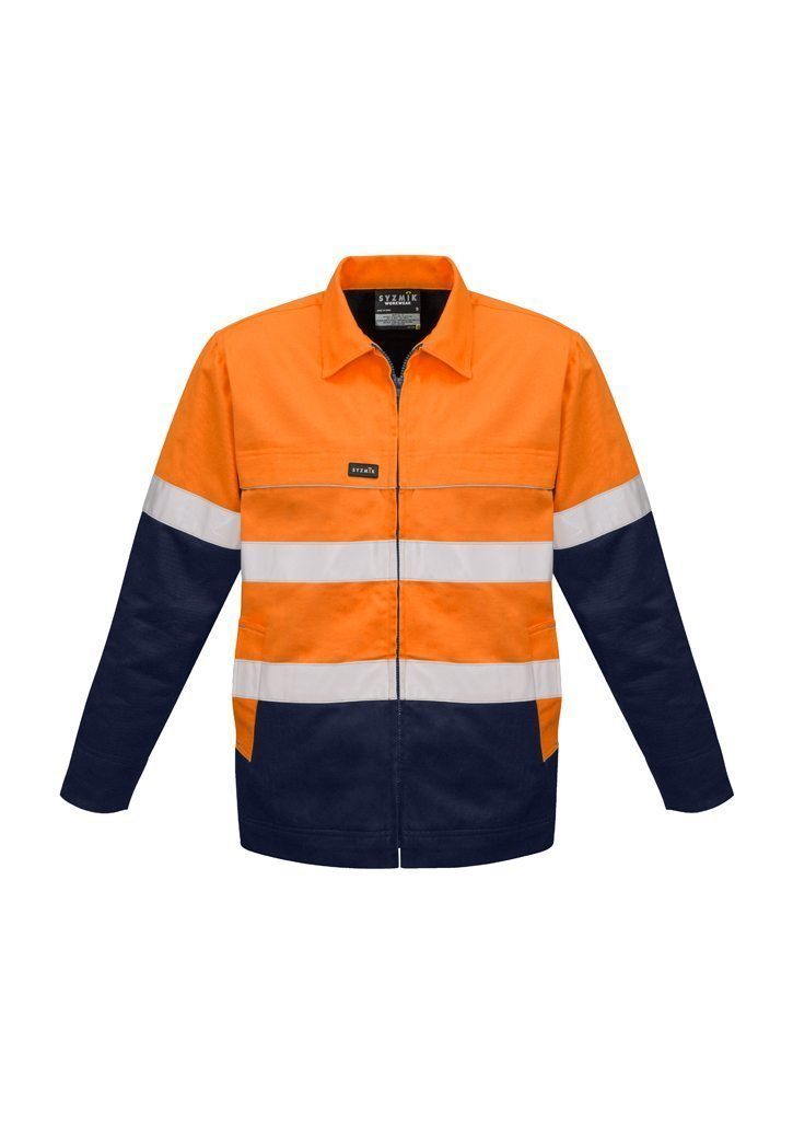 Wholesale ZJ590 Hi Vis Cotton Drill Work Jacket Printed or Blank