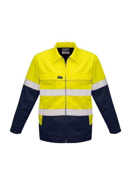 Wholesale ZJ590 Hi Vis Cotton Drill Work Jacket Printed or Blank