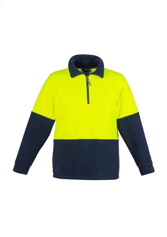 Wholesale ZT460 Unisex Hi Vis Half Zip Fleece Jumper Printed or Blank