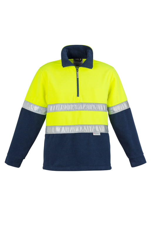 Wholesale ZT461 Hi Vis Fleece Jumper - Hoop Taped Printed or Blank