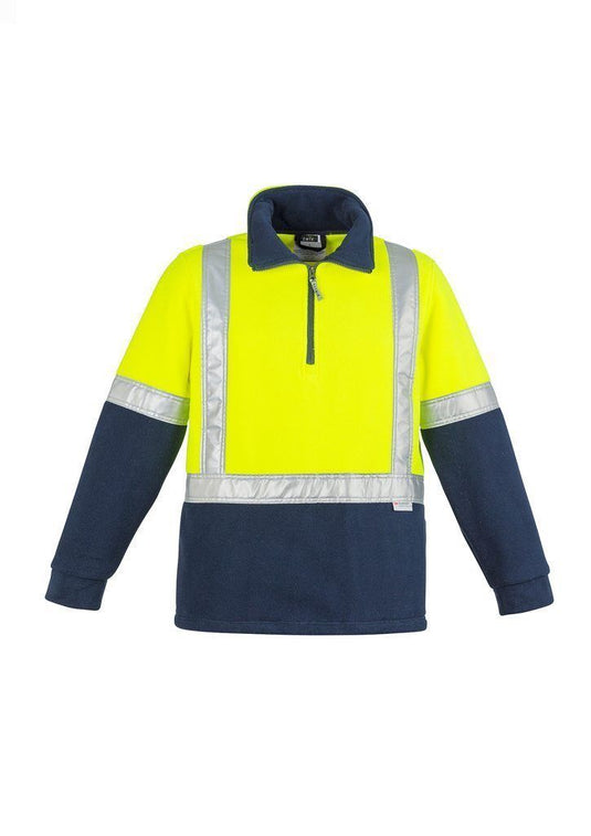 Wholesale ZT462 Hi Vis Fleece Jumper - Shoulder Taped Printed or Blank