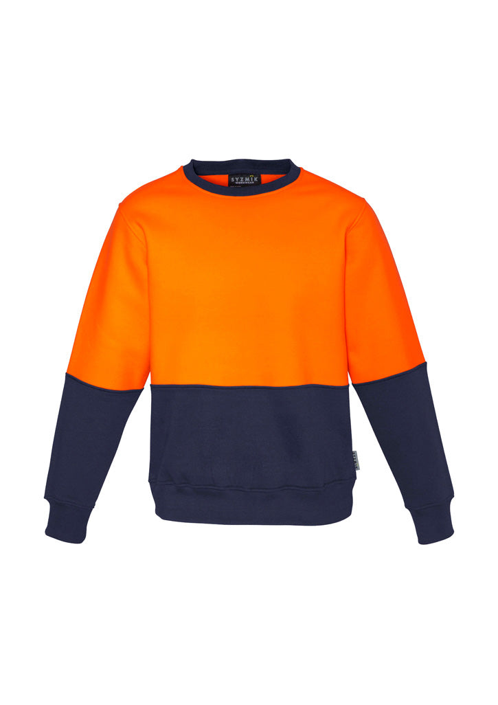 Wholesale ZT475 Unisex Hi Vis Crew Sweatshirt Printed or Blank