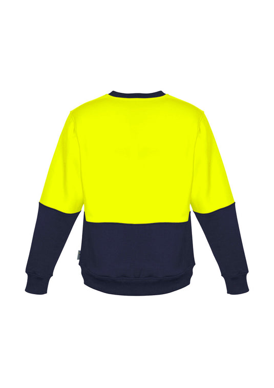 Wholesale ZT475 Unisex Hi Vis Crew Sweatshirt Printed or Blank