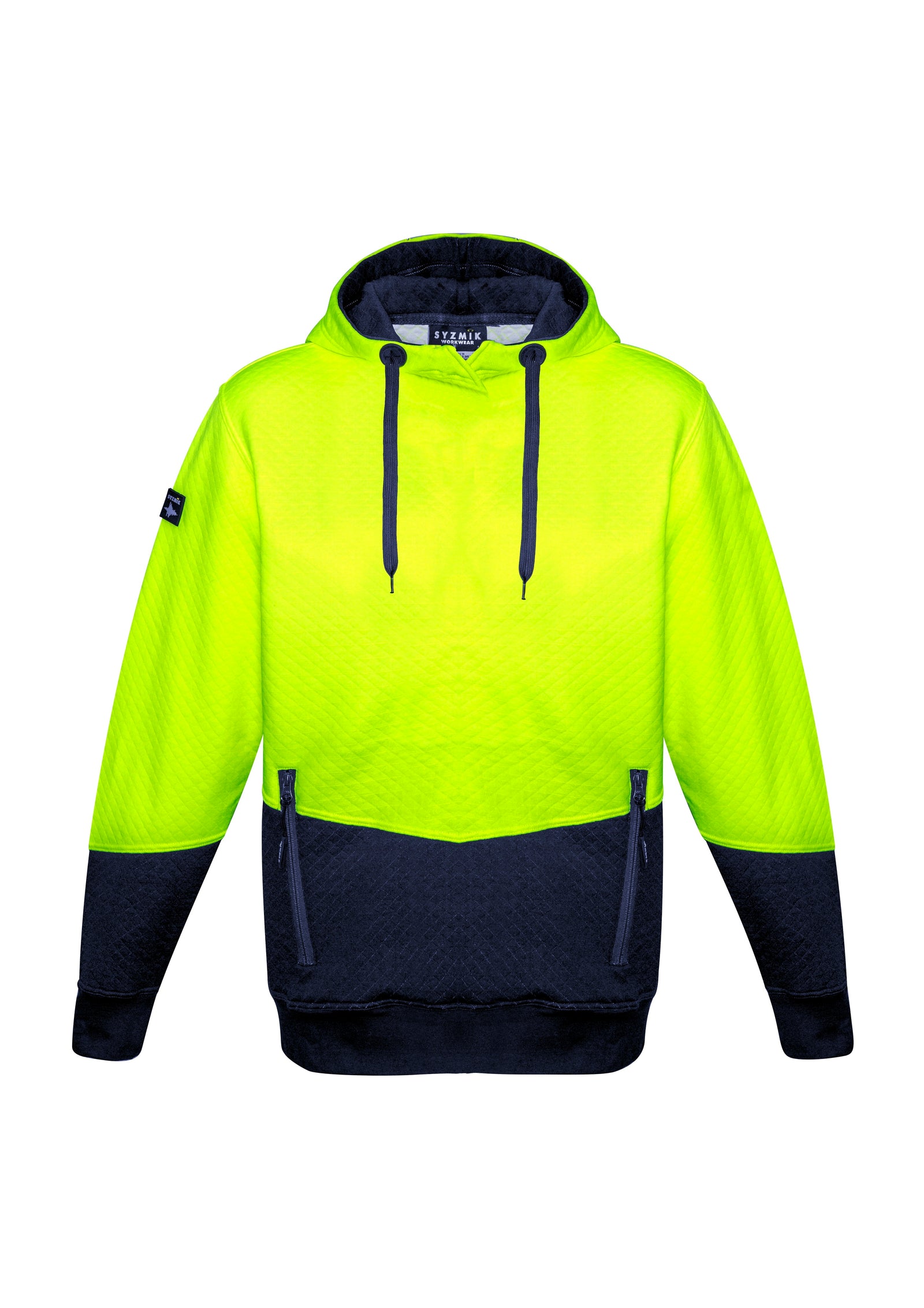 Wholesale ZT477 Unisex Hi Vis Textured Jacquard Hoodie Printed or Blank
