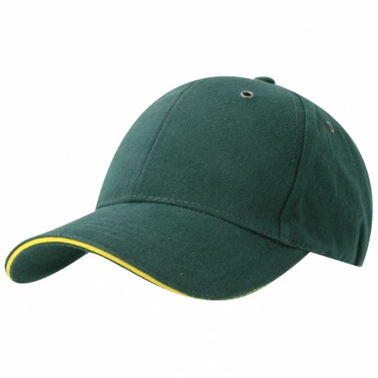 Wholesale M6001 Metal Sandwich Peak Cap Printed or Blank