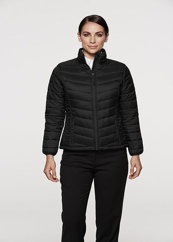 Wholesale 2522 Aussie Pacific Ladies Buller Puffer Jacket Printed or Blank