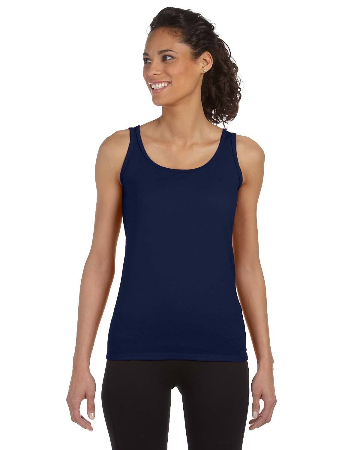 Wholesale Gildan 64200L Women's Singlets Printed or Blank
