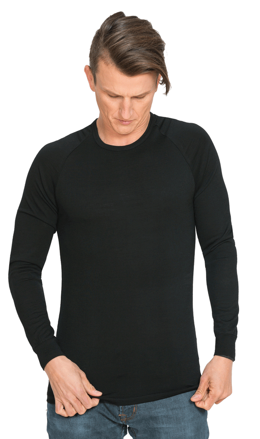 Wholesale BM001 Long Sleeve Top Crew Neck Printed or Blank