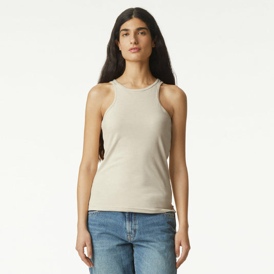 101CVC American Apparel CVC Womens Racerneck Tank