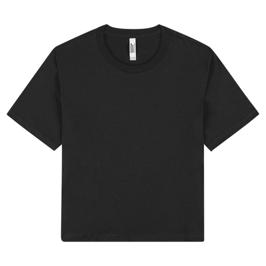 102 American Apparel Women's Fine Jersey Boxy T-Shirt