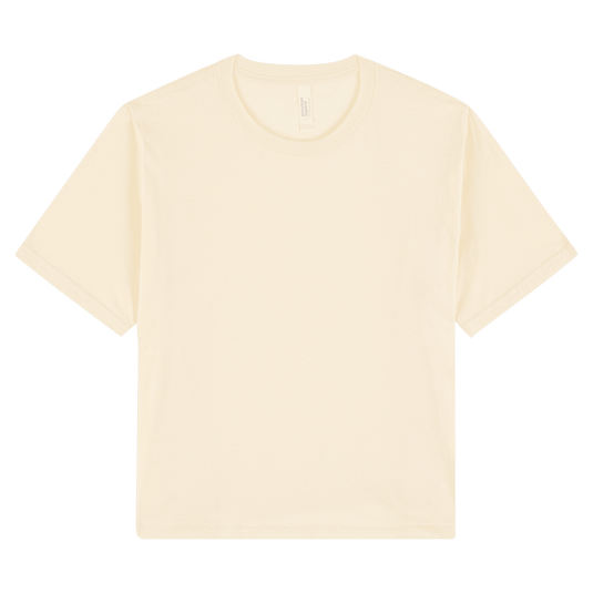 102 American Apparel Women's Fine Jersey Boxy T-Shirt