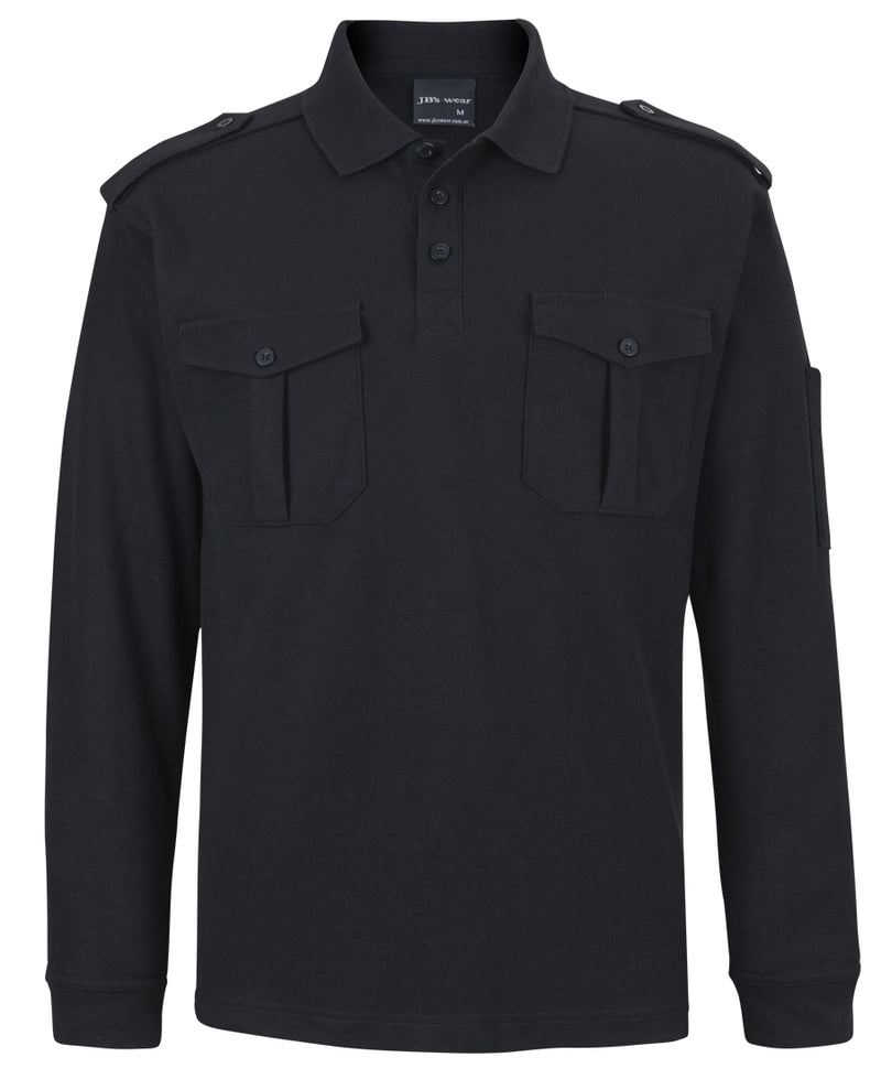 Load image into Gallery viewer, 210EL JB&#39;s L/S 250 Epaulette Polo
