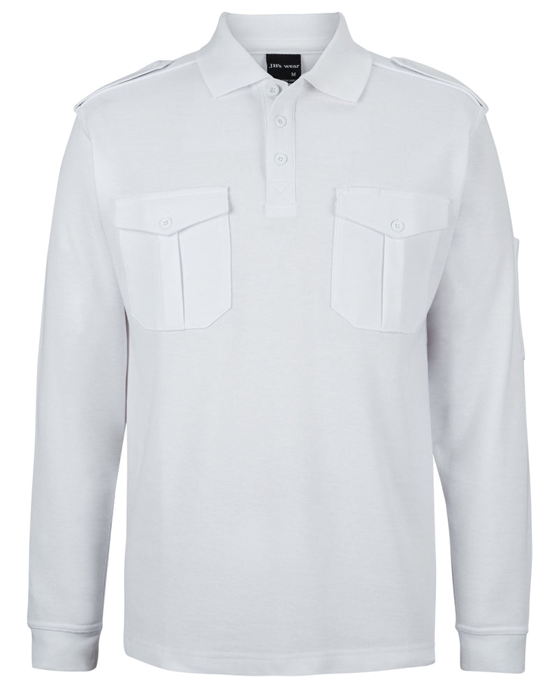 Load image into Gallery viewer, 210EL JB&#39;s L/S 250 Epaulette Polo
