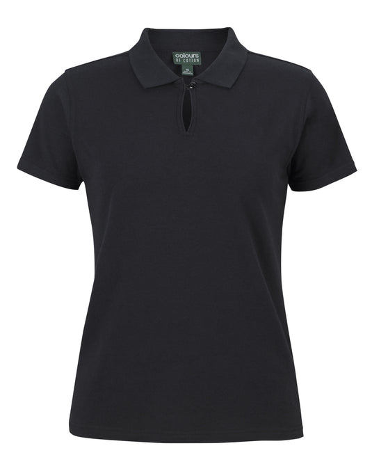 2STS1 JB's C Of C Ladies Cotton S/S Stretch Polo