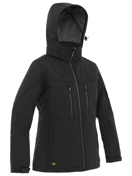 Load image into Gallery viewer, BJL6570 Bisley Women&#39;s Flex &amp; Move Hooded Softshell Jacket
