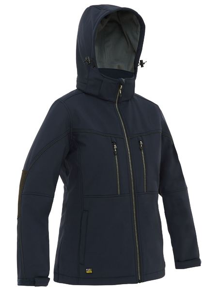 BJL6570 Bisley Women's Flex & Move Hooded Softshell Jacket